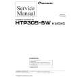 PIONEER HTP305-SW Service Manual