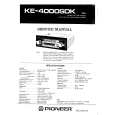PIONEER KE4000SDK Service Manual