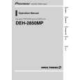 PIONEER DEH-2850MP/XU/ES Owners Manual