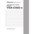 PIONEER VSX-C502-S/FLXU Owners Manual