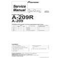 PIONEER A-209/SDFXJ Service Manual