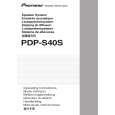 PIONEER PDP-S40S/XTW/E5 Owners Manual