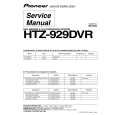 PIONEER HTZ-929DVR/WLXJ Service Manual