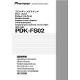 PIONEER PDK-FS02/WL Owners Manual