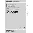 PIONEER DEH-P450MP/XN/UC Owners Manual