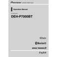PIONEER DEH-P7000BT/XN/UC Owners Manual