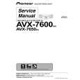 PIONEER AVX-7600/EW5 Service Manual