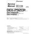 PIONEER DEH-P920R Service Manual