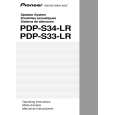 PIONEER PDP-S33-LR/XIN1/UC Owners Manual