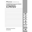 PIONEER XV-PR7DV/NXCN/HK Owners Manual