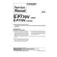 PIONEER SP770V XJM/E Service Manual