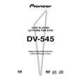 PIONEER DV-545 Owners Manual