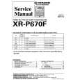 PIONEER XRP670F Service Manual
