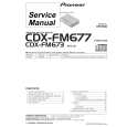 PIONEER CDX-FM673 Service Manual