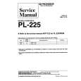 PIONEER PL-225WEM Service Manual