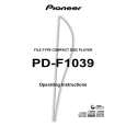 PIONEER PDF1039 Owners Manual