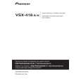 PIONEER VSX-418-K/MYSXJ5 Owners Manual