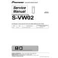 PIONEER S-VW02/DAXJI Service Manual