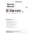 PIONEER S-H810V/SXTW/EW5 Service Manual