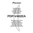 PIONEER PDP-V402EA/YVLDK Owners Manual