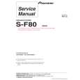 PIONEER S-F80/SXTW/EW5 Service Manual