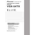 PIONEER VSX-54TX/KUXJ/CA Owners Manual