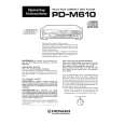 PIONEER PDM610 Owners Manual