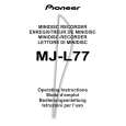 PIONEER MJL77 Owners Manual
