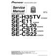 PIONEER SE-H35TV/XCN/EW5 Service Manual