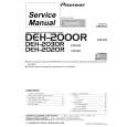 PIONEER DEH-2000R/XN/EW Service Manual