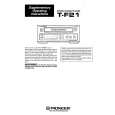 PIONEER T-F21/NV Owners Manual