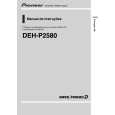 PIONEER DEH-P2580/XBR/ES Owners Manual