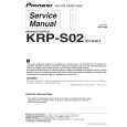 PIONEER KRP-S02/SXTW/WL5 Service Manual