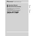 PIONEER DEH-P77MP/X1B/EW Owners Manual