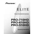 PIONEER PRO-710HD/KUXC/CA Owners Manual