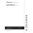 PIONEER DVR-930H-S/WV Owners Manual