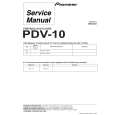 PIONEER PDV-10 Service Manual