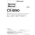 PIONEER CX890 Service Manual