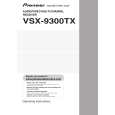 PIONEER VSX-9300TX/KUXJ/CA Owners Manual