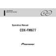 PIONEER CDX-FM677/XN/ES Owners Manual
