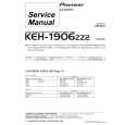 PIONEER KEH1906zz2 Service Manual