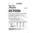 PIONEER XRP2000 Service Manual