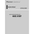 PIONEER AVIC-X1BT/XU/EW5 Owners Manual