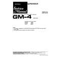 PIONEER GM-4E Service Manual