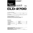 PIONEER CLD-2700 Service Manual