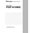 PIONEER PDP-610MX/KUC/CA Owners Manual