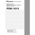 PIONEER PDK-1013/WL Owners Manual