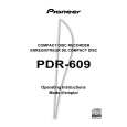 PIONEER PDR-609 Owners Manual