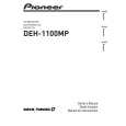 PIONEER DEH-1100MP/XN/UC Owners Manual