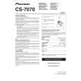 PIONEER CS-7070/SXTW/EW5 Owners Manual